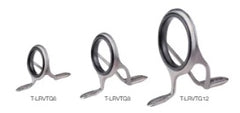 Fuji LRV Lightweight Reverse Guides - Titanium Dark Gray/SIC Ring