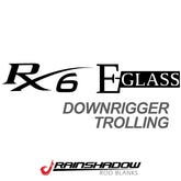 Rainshadow RX6/E-Glass Down Rigging/Trolling Blanks