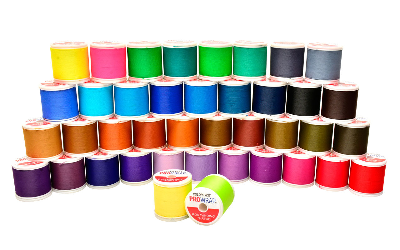 40-Spool ProWrap Thread Assortment Kit – HFF Custom Rods
