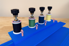 4-Spool Thread Carriage