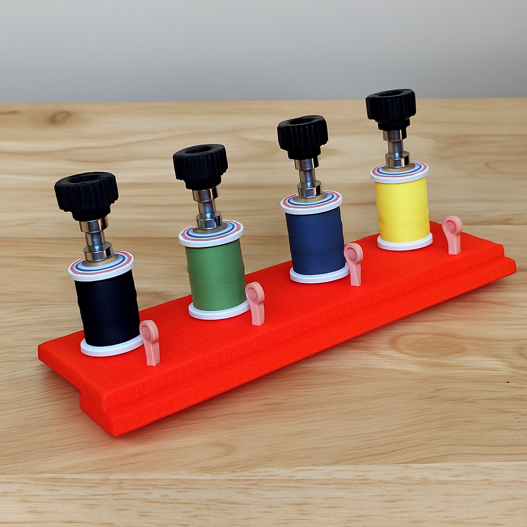 4-Spool Thread Carriage