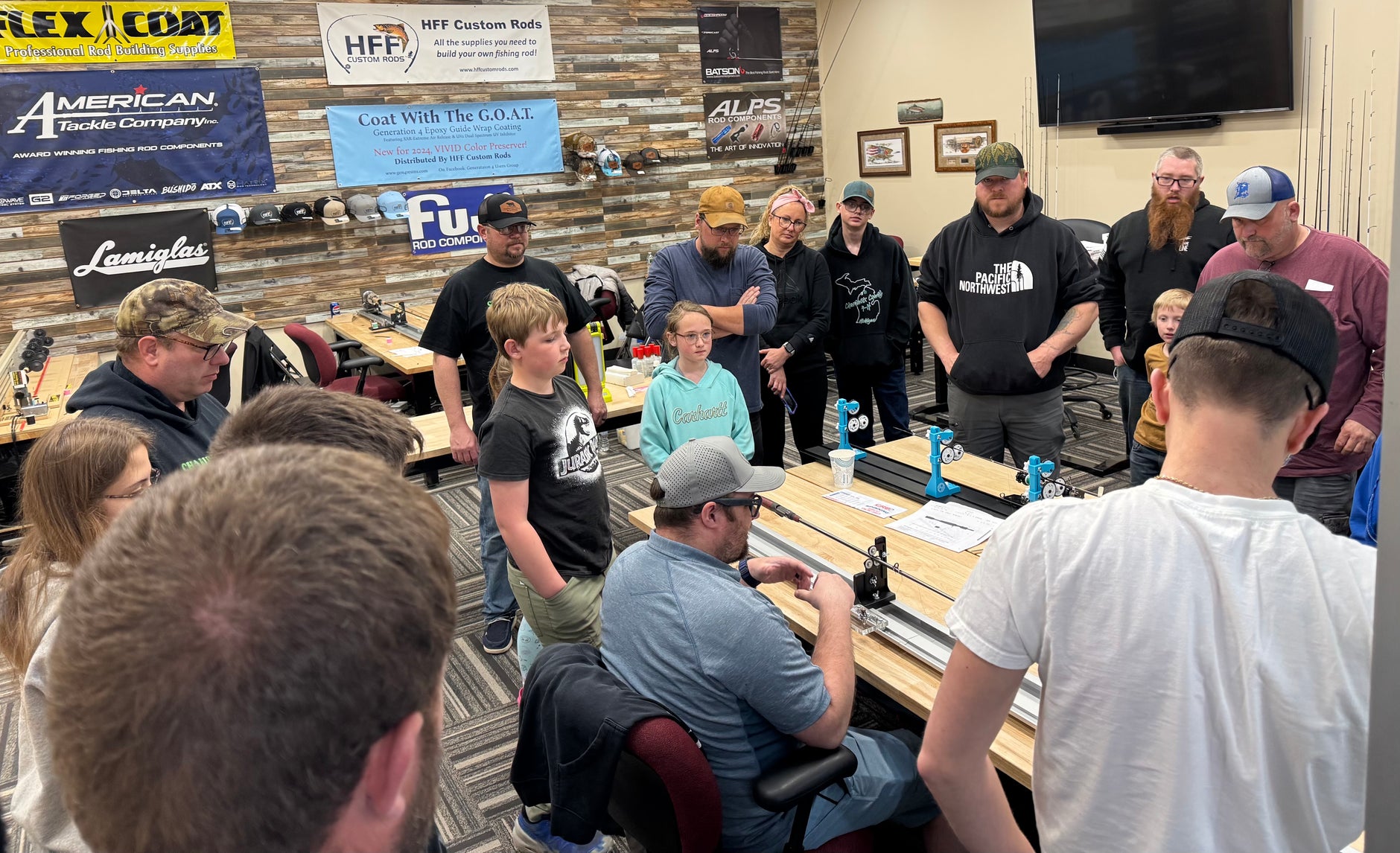 custom fishing rod building classes Fly Class Day 2 of our Custom
