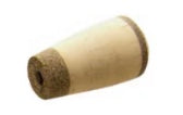 Fuji Rubberized Cork Butt Grip - BGK485RC