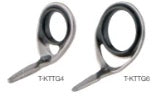 Fuji KT Running Guides - Titanium Dark Gray/SIC Ring