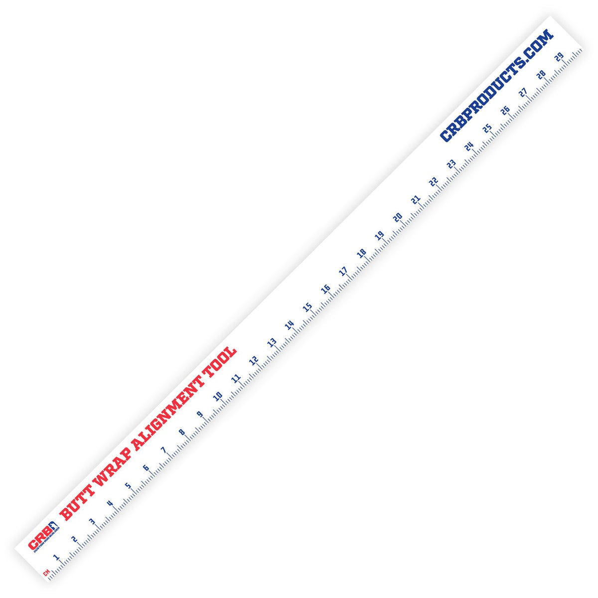Metric Ruler Sticker for CRB Butt Wrap Alignment Tool