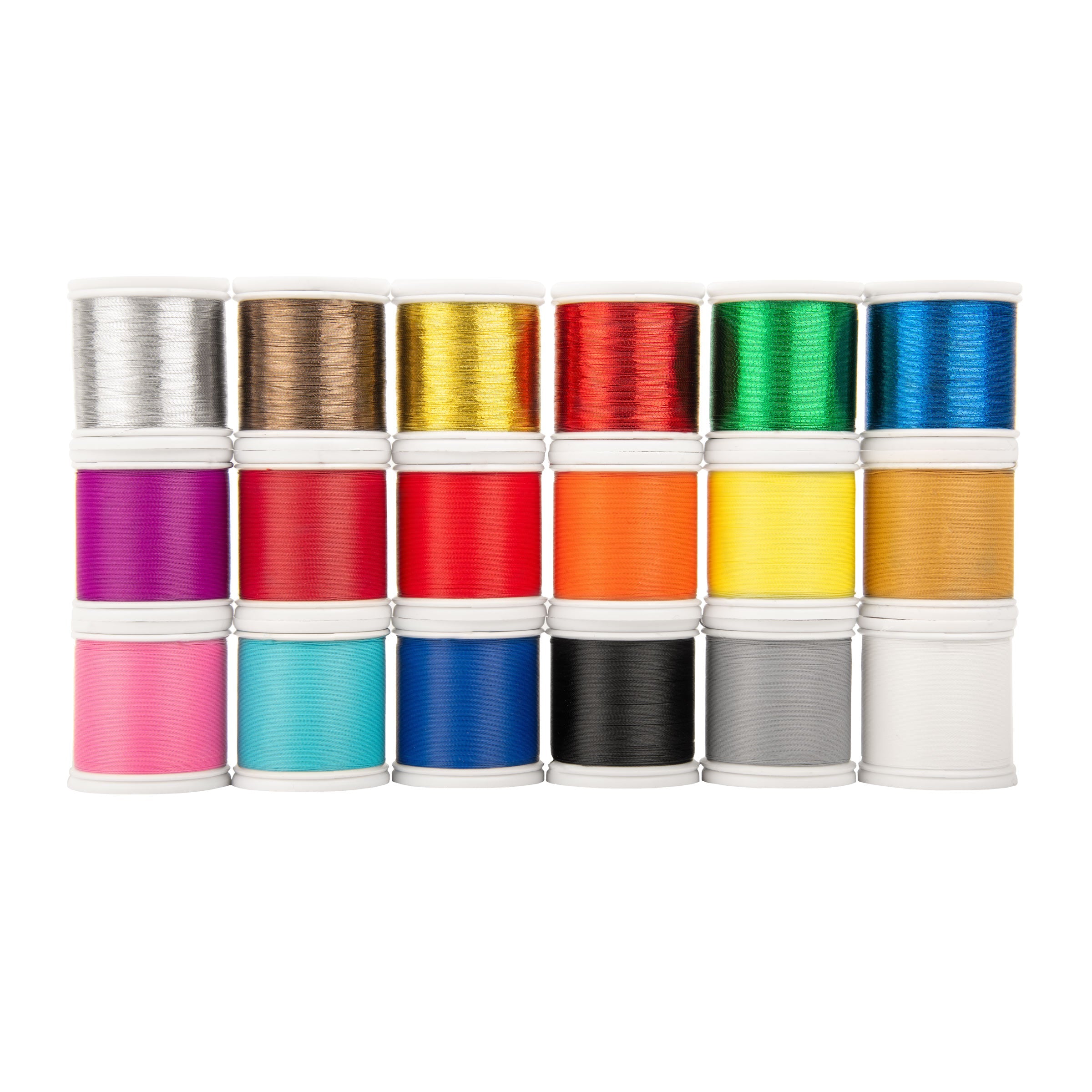 ProWrap 18-Spool Thread Assortment with Storage Box – HFF Custom Rods