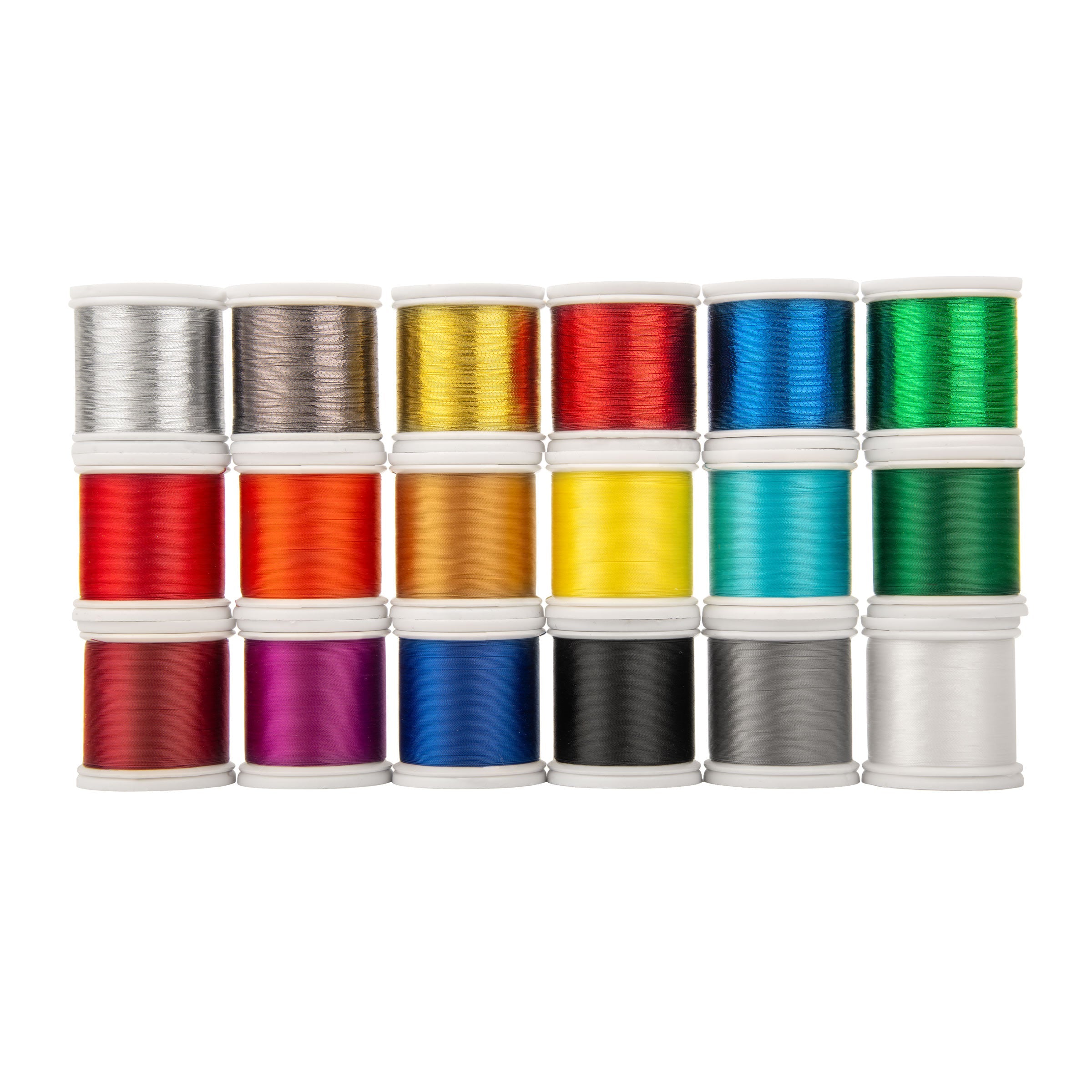 ProWrap 18-Spool Thread Assortment with Storage Box – HFF Custom Rods