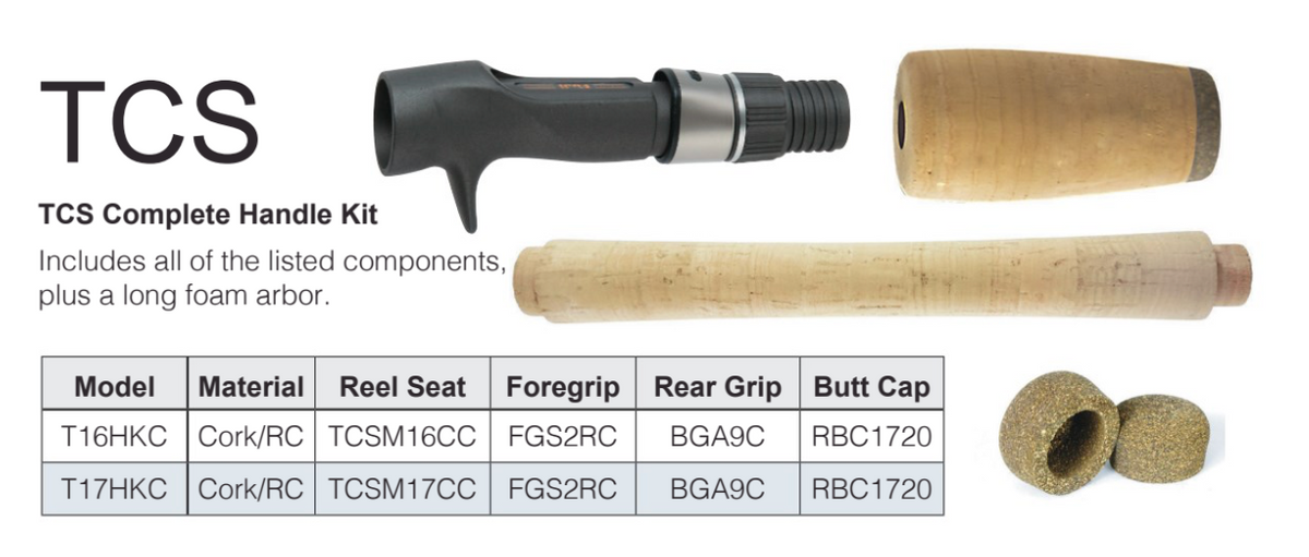 Fuji TCSM Casting Handle Kit - 17 - T17HKC